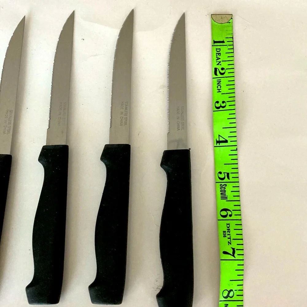 Steak knives set of 6 new steak knives stainless steel steak knives 6 knives